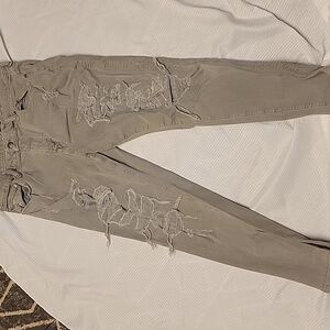 American Eagle Airflex Gray Jeans 36" X 30